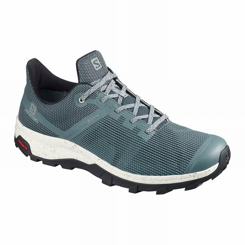 Salomon OUTLINE PRISM GORE-TEX Zapatillas Trekking Hombre - Azules Oscuro / Negras - Colombia (59104